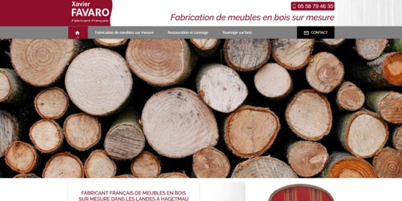 Meubles FAVARO Ebéniste Fabrication de meubles sur mesure HAGETMAU